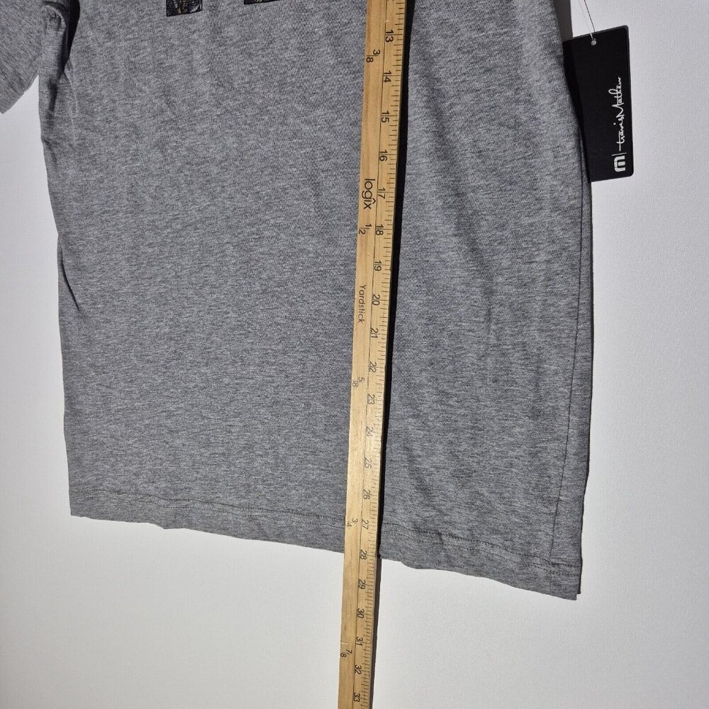 Travis Mathew Men's T-Shirt Size S Short Sleeve Gray (48) - Picture 5 of 7